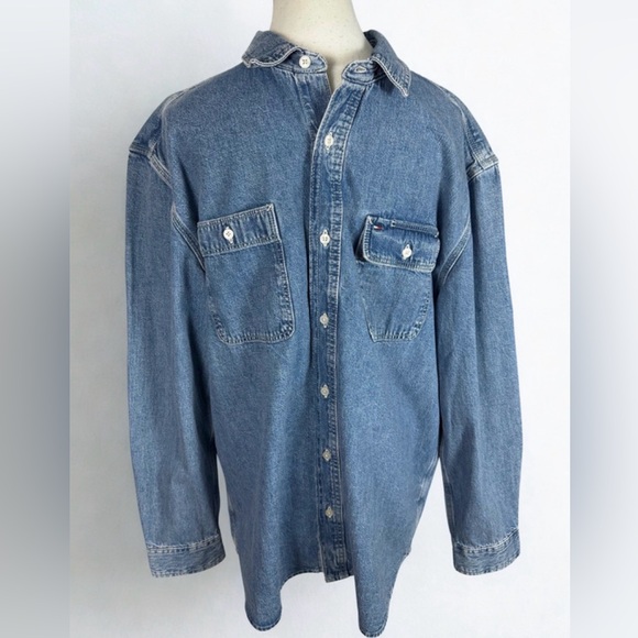 Tommy Hilfiger Other - Men’s Tommy Hilfiger Blue Denim Shirt